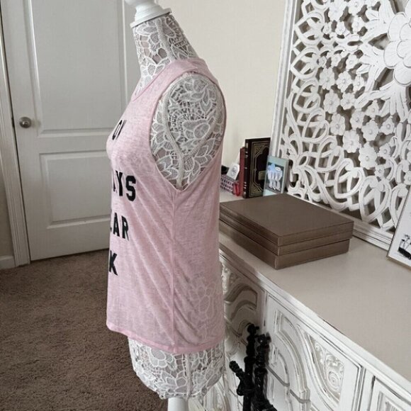 Mean Girls On Wednesdays We Wear Pink Muscle Tank - Picture 3 of 4